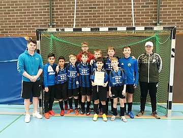 Mannschaftsfoto bei einem Fußballturnier 