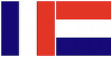 Falggen der Niederlande und Frankreich 